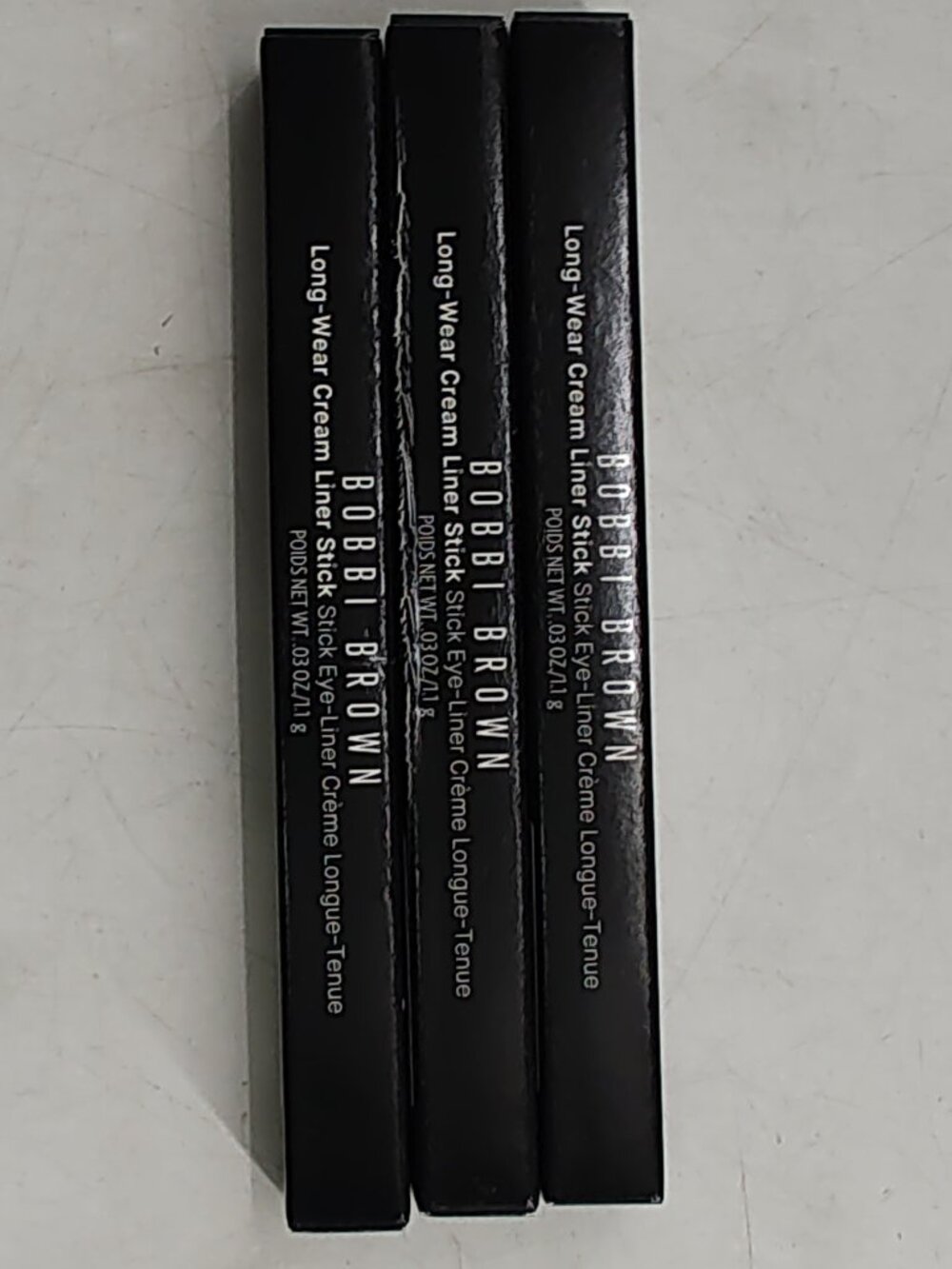 Bobbi Brown Long-Wear Cream Liner Stick .03oz Rich Chocolate Matte 3pk PA#844CMK